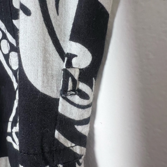 Zara Black and White Floral Shirt Dress - Picture 5 of 5